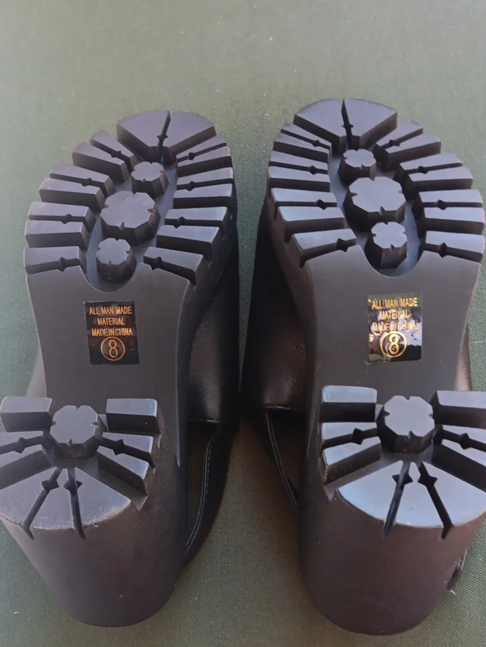 Soda. Black Chunky Platform Slingback Sandal -  Women's. Vegan.